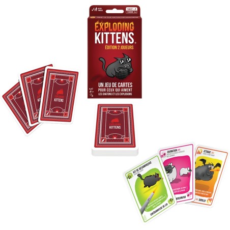 Exploding Kittens - Edition 2 Joueurs