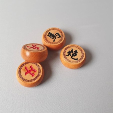 Xiangqi Pièces Bois Santal 4.8cm