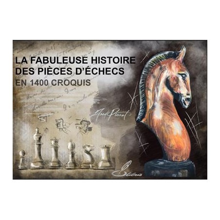 Pierrat - La Fabuleuse Histoire des Pièces d'Echecs en 1400 Croquis