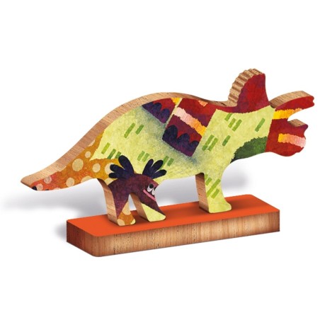 Puzzle 48 Pièces en Bois - Woody Puzzle : Dinosaures