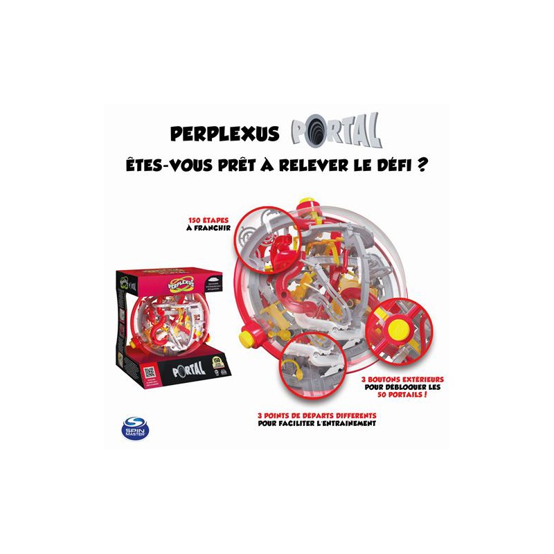 Acheter Perplexus Portal - Jeu Boule Labyrinthe 3D - Boutique