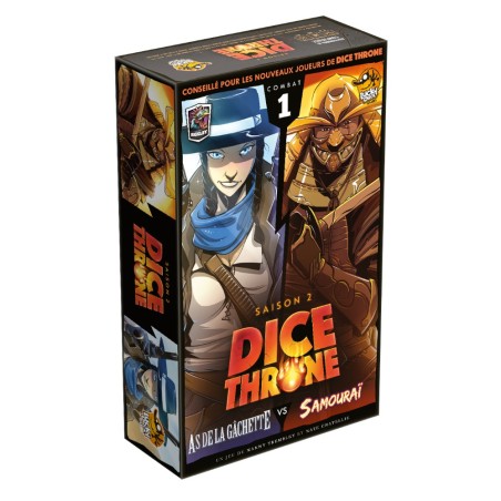 Dice Throne Saison 2 - As de la Gâchette vs Samouraï