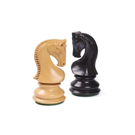 Pièces d'Echecs Fischer Russes Knight Black - Taille 4