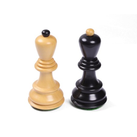 Pièces d'Echecs Fischer Russes Knight Black - Taille 4