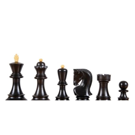 Pièces d'Echecs Fischer Russes Knight Black - Taille 4