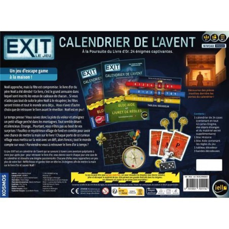 Exit Calendrier de l'Avent : A La Poursuite du Livre d'Or