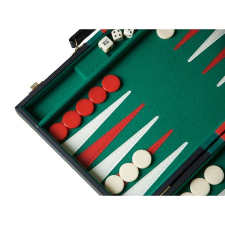 Backgammon Vert-Rouge 38cm