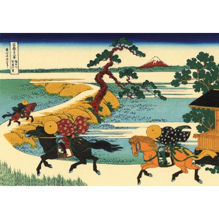 Puzzle 100 pièces - Les Champs De Sekiya, Hokusai