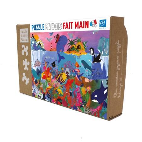 Puzzle 100 pièces - Sous Les Océans, Mathilde Joly