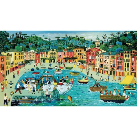 Puzzle 1000 pièces - L'Embarcadère A Portofino Hc, Puppo