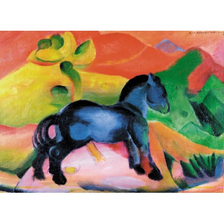 Puzzle 12 pièces - Cheval Bleu, Franz Marc