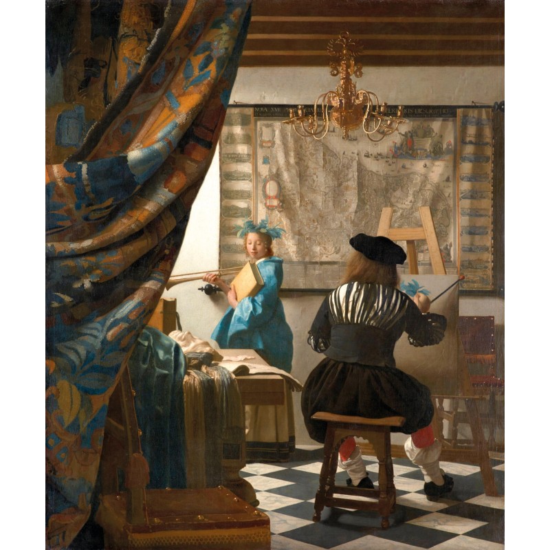 Puzzle 1200 pièces - L'Art De La Peinture, Johannes Vermeer