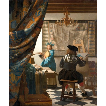 Puzzle 1200 pièces - L'Art De La Peinture, Johannes Vermeer