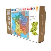 Puzzle 24 pièces - Carte De France Régions,