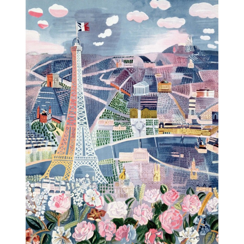 Puzzle 24 pièces - Paris Au Printemps, Dufy