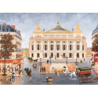 Puzzle 250 pièces - Place De L'Opera, Fabienne Delacroix