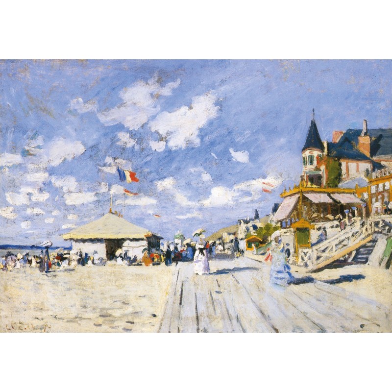 Puzzle 250 pièces - Sur Les Planches De Trouville, Monet