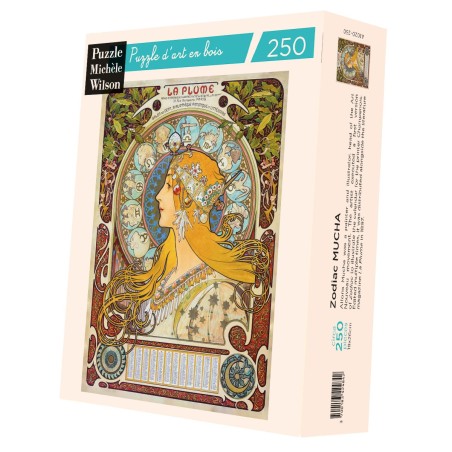 Puzzle 250 pièces - Zodiac, Mucha