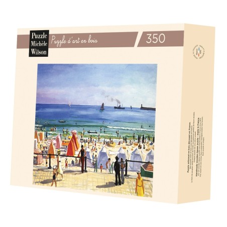 Puzzle 350 pièces - La Plage Des Sables D'Olonne, Albert Marquet