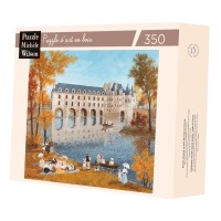 Puzzle 350 pièces - Le Chateau De Chenonceau, Fabienne Delacroix