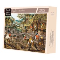 Puzzle 350 pièces - Le Printemps, Bruegel