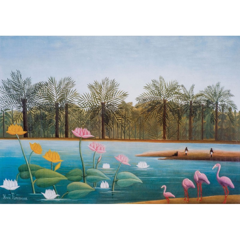 Puzzle 350 pièces - Les Flamants Roses Hc, Rousseau