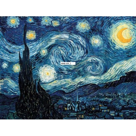 Puzzle 350 pièces - Nuit Etoilée, Van Gogh