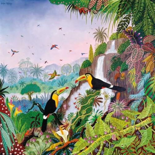 Puzzle 350 pièces - Toucans...