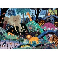 Puzzle 50 pièces - Nuit Dans La Jungle, Alain Thomas