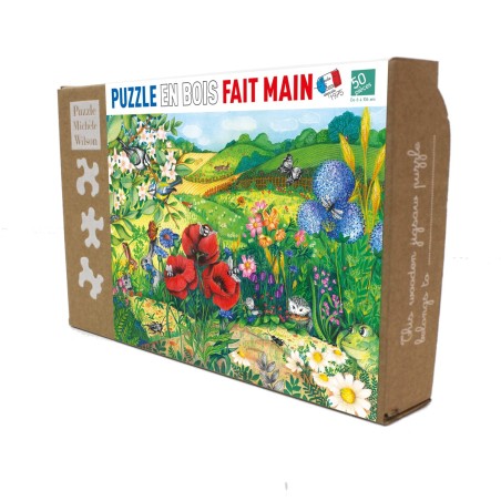 Puzzle 50 pièces - Prairie En Fleurs, Marie-Pierre Emorine