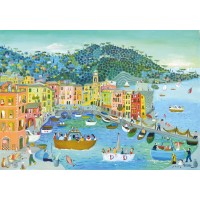 Puzzle 500 pièces - Camogli, Le Port, Puppo