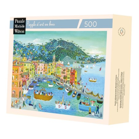 Puzzle 500 pièces - Camogli, Le Port, Puppo