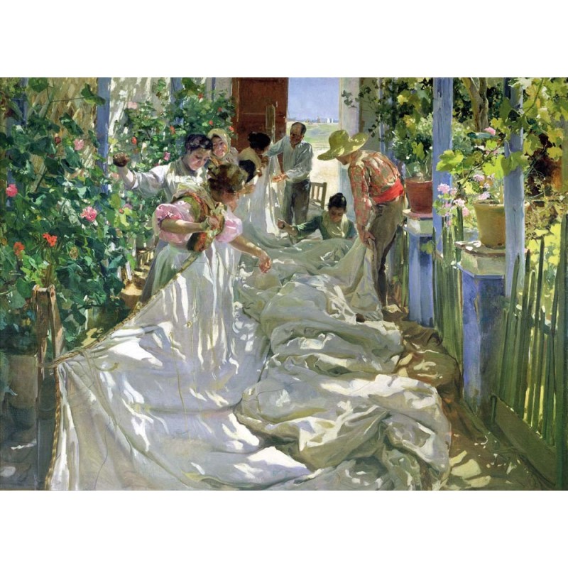 Puzzle 500 pièces - En Cousant La Voile, Sorolla