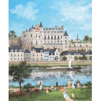 Puzzle 500 pièces - Le Chateau D'Amboise, Fabienne Delacroix