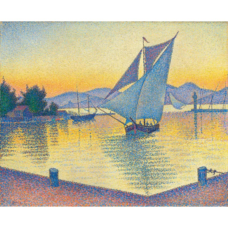 Puzzle 500 pièces - Le Port Au Soleil Couchant, Signac