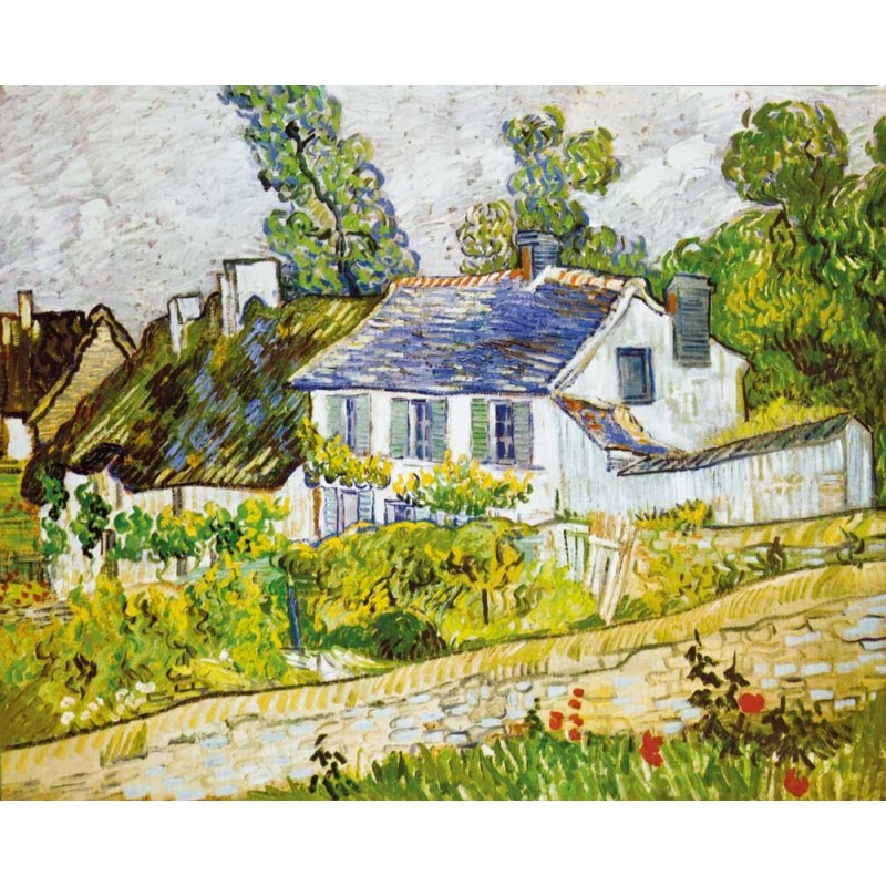 Puzzle 500 pièces - Maison A Auvers, Van Gogh