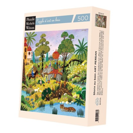 Puzzle 500 pièces - Paysage Oriental Au Tigre, Alain Thomas