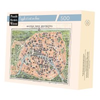 Puzzle 500 pièces - Plan De Paris Monumental,