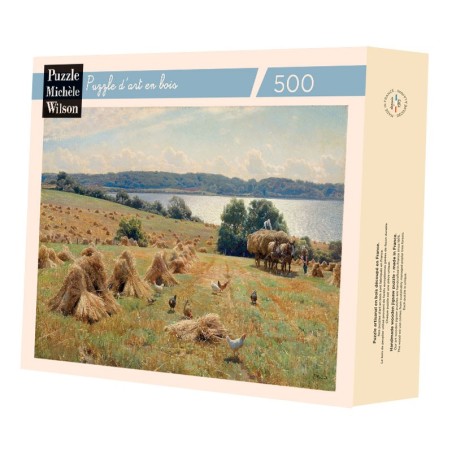 Puzzle 500 pièces - Récolte Pres De Tulstrup, Monsted