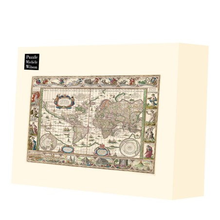 Puzzle 5000 pièces - Grande Carte Du Monde, Blaeu