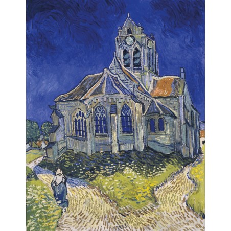 Puzzle 650 pièces - L'Eglise D'Auvers, Van Gogh