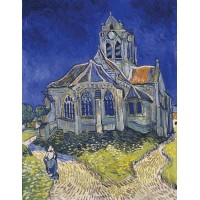 Puzzle 650 pièces - L'Eglise D'Auvers, Van Gogh