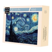 Puzzle 650 pièces - Nuit Etoilée, Van Gogh