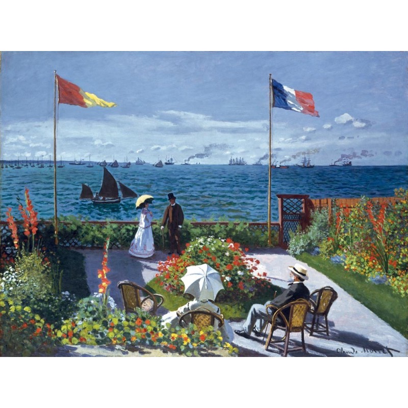 Puzzle 650 pièces - Terrasse A Sainte Adresse, Monet