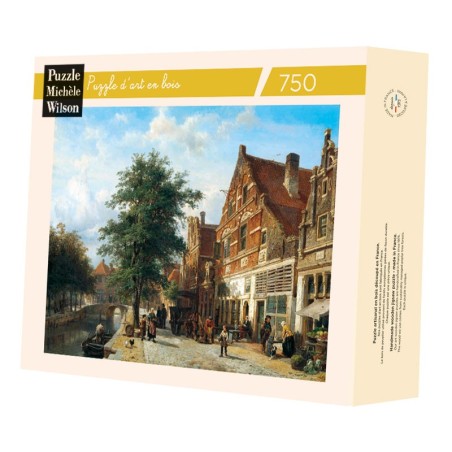 Puzzle 750 pièces - La Digue A Enkhuizen, Springer