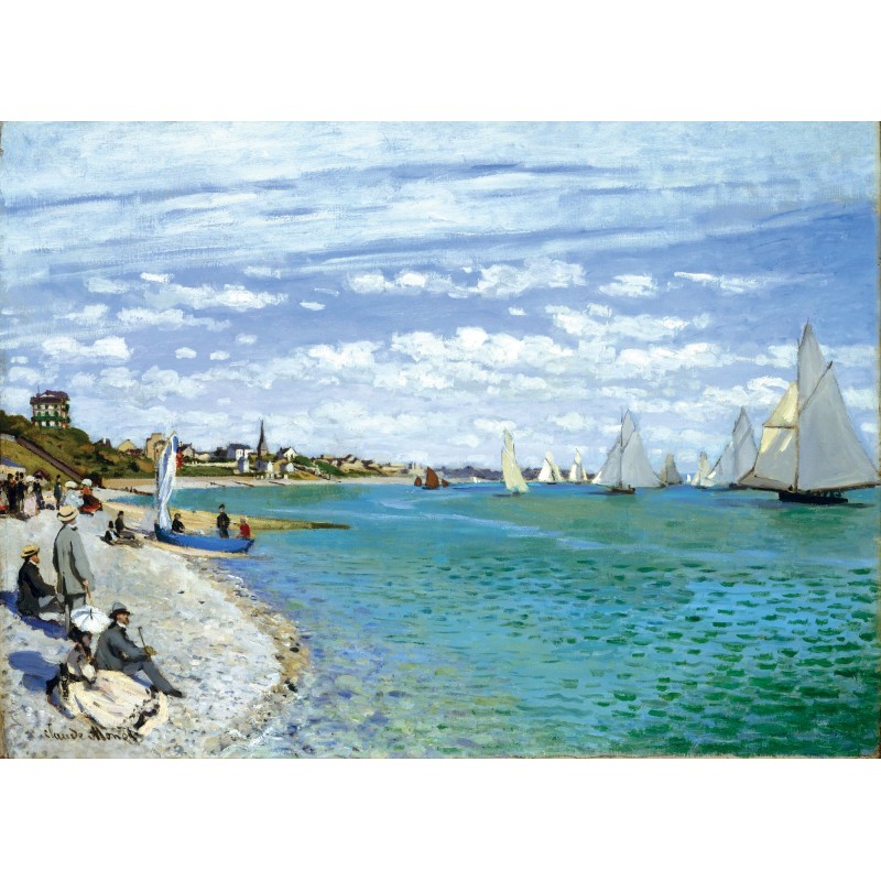 Puzzle 750 pièces - Régate A Sainte-Adresse, Monet