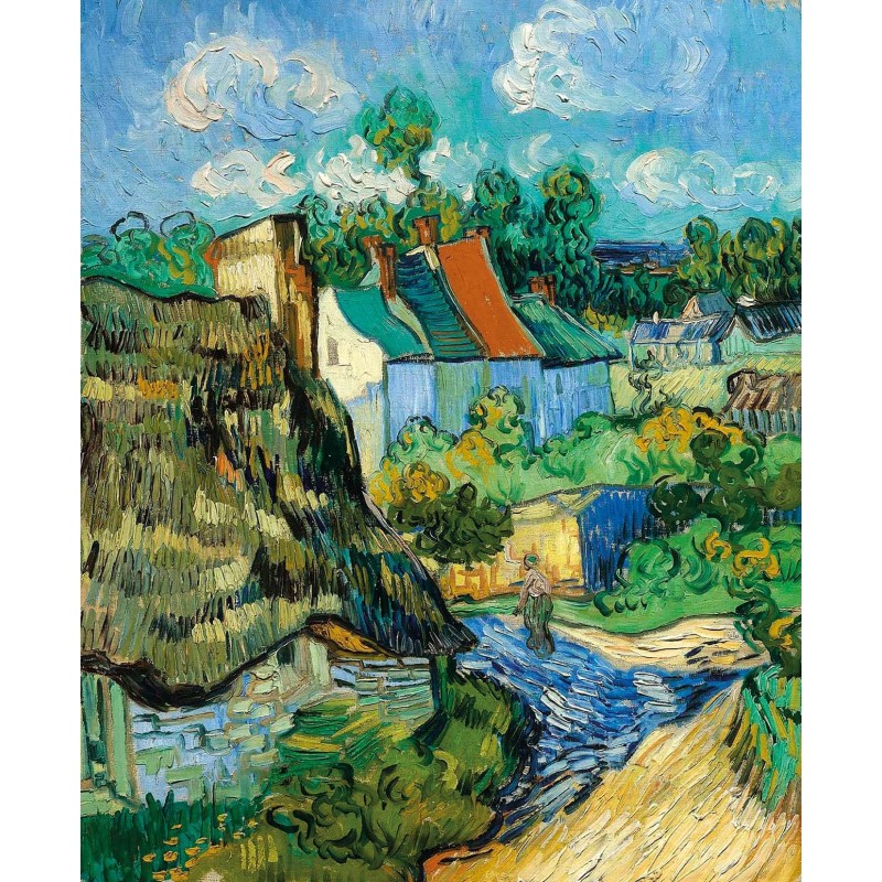 Puzzle 80 pièces - Auvers-Sur-Oise, Van Gogh