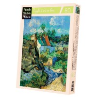 Puzzle 80 pièces - Auvers-Sur-Oise, Van Gogh