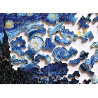 Puzzle 80 pièces - Nuit Etoilée, Van Gogh