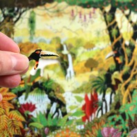 Puzzle 80 pièces - Toucans A La Cascade, Alain Thomas